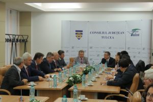 Delegatie a orasului Suzhou, China, in vizita la Tulcea.Ce subiecte au fost analizate (galerie foto)