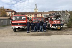 Belgienii din Denderleeuw au donat încă o maşină de pompieri Primăriei Rupea