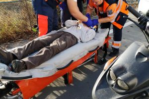 Un şofer a accidentat un mopedist pe Şoseaua Borşului şi a fugit!