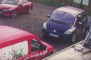 FOTO&VIDEO. Spărgătorul de maşini din Satu Mare a fost prins de poliţişti