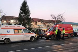 Pietoni loviţi de o maşină pe Șoseaua Alba Iulia