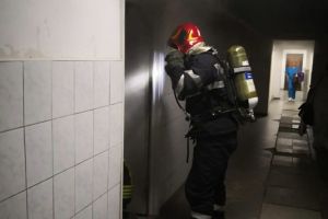 FOTO – INCENDIU la secţia de Neurologie din Sibiu