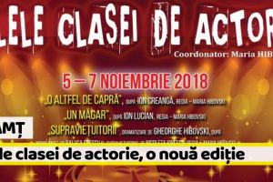 Neamţ: Zilele clasei de actorie, o nouă ediţie