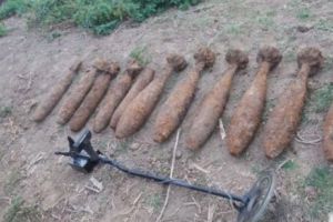 Bombe neexplodate găsite la Arad. Au fost extrase 13 şi se continuă căutările