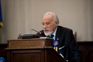 Mesajul prof. Stoica Lascu, presedintele Filialei Constanta a Societatii de Stiinte Istorice din Romania: Academicianul Dan Berindei, patriarhul de azi al Istoriografiei romane