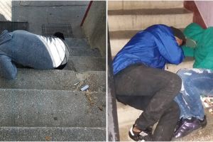 FOTO&VIDEO. Tot mai mulţi drogaţi surprinşi la Satu Mare. Sătmărenii, revoltaţi