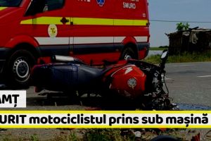 Neamţ: A MURIT motociclistul implicat în accidentul de astăzi