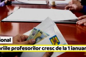 Naţional: Ministrul Muncii anunţă cu cât cresc salariile profesorilor de la 1 ianuarie