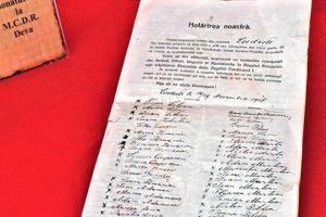 ”Hotărârea noastră” – exponatul lunii noiembrie De la Magna Curia