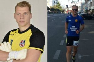Un portar al echipei de fotbal Oţelul Galaţi şi un jandarm din acelaşi oraş vor alerga timp de până la Alba Iulia, pentru a marca anul Centenar
