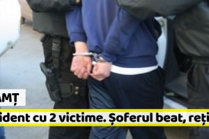 Neamţ: Șoferul beat, reţinut de poliţişti după accidentul cu 2 victime