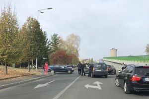 ACCIDENT în Micălaca! La volan se afla O FEMEIE ÎNSĂRCINATĂ