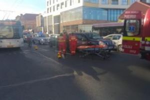 Accident în lanţ pe Calea Moţilor. O persoană a fost rănită FOTO