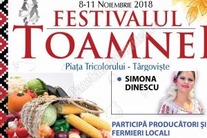 TÂRGOVIȘTE: Nu rataţi Festivalul Toamnei! Producători, fermieri locali şi artişti aşteptă publicul în Piaţa Tricolorului