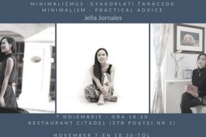 Jella Jornales în premieră la Târgu-Mureş într-o discuţie despre minimalism