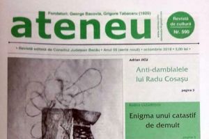 Uniunea Scriitorilor i-a tăiat “egida” Revistei Ateneu