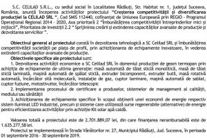 Lansarea proiectului  ”Creşterea competitivităţii şi diversificarea producţiei la ...