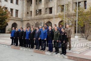 Musafiri din ţări străine, în vizită la Jandarmeria Vrancea