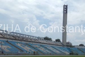 Nocturna stadionului Gheorghe Hagi“ din Constanta a cazut, dupa ce au fost taiate cablurile, pentru a fi furat cuprul!