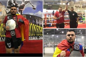 Luptatorul Beadin Amet, de la CS Extreme Ronin Fight, a castigat centura la Campionatul Mondial ICO