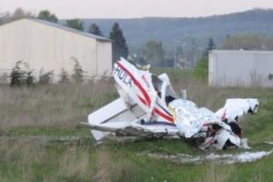 BREAKING – Avion prăbuşit la Topoloveni!