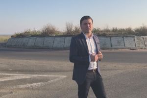 FOTO&VIDEO. Adrian Cozma cere desfiinţarea sensul giratoriu de la Terebeşti