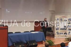 LIVE text:  Studentii si profesorii de la Universitatea Ovidius“, prezenti la proiectarea documentarului Adrian V. Radulescu - ctitorul“, finantat de ZIUA de Constanta