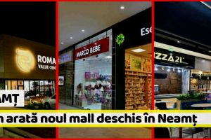 [FOTO] Neamţ: Cum arată noul mall deschis în Neamţ