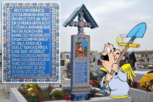 Săpânţa de Oradea: În Cimitirul Municipal a apărut un mormânt… amuzant