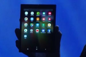 VIDEO Telefonul pliabil Samsung, prezentat în premieră