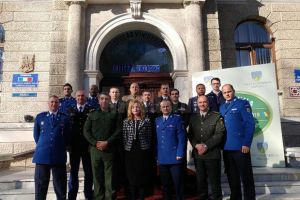 Ofiţeri jandarmi din şapte ţări francofone au fost ieri în vizită de documentare la Suceava