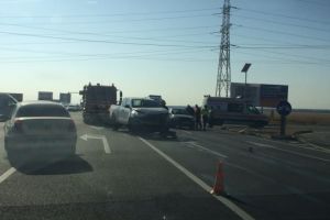 Accident grav pe Centura de Vest, la intersectia cu Buda