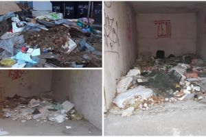 Dupa blocurile gri zac gunoaie la Timisoara. Garaje golite de 3 ani, inca nedemolate de primarie