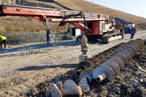 Stadiul lucrărilor de consolidare a corpului depozitului de deşeuri de la Pata-Rât