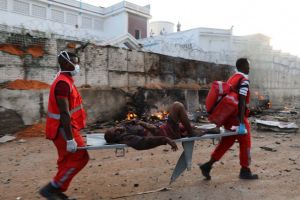 Tragedie in Mogadiscio: Mai multi morti in explozia unor masini-capcana 