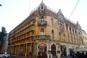 Şantier la Casa Veneţiană: A început reabilitarea palatului Rimanóczy Kálmán Senior (FOTO)