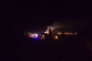 Incendiu puternic pe strada Olarilor din Timisoara. Acoperisul unui duplex s-a facut scrum