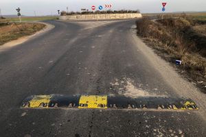 FOTO. Sensul de la Terebeşti, semnalizat după o serie de accidente