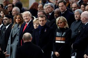 Ziua Armistiţiului: Preşedintele Franţei a criticat naţionalismul în faţa lui Trump şi Putin (VIDEO)