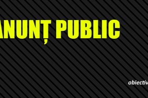 Anunţ Public