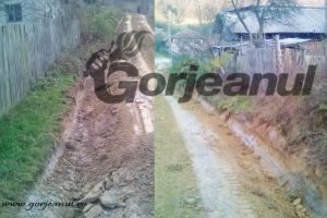 Un şanţ săpat de autorităţile din Licurici pune în pericol o casă de locuit din Frumuşei! Proprietarii, scoşi afară din primărie