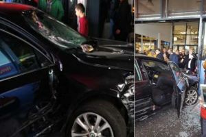 VIDEO: Șofer beat intră într-un grup de oameni la mall în Brăila. Zece răniţi