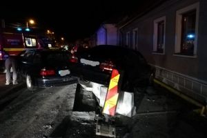 Accident azi-noapte la Cristian