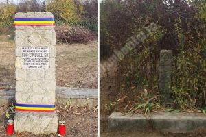 Un grup de voluntari a făcut treaba autorităţilor în cazul monumentului aviatorului Gheorghe Negel