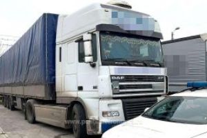 Un DAF, cautat de autoritatile italiene, a fost gasit de catre politistii de frontiera de la ITPF Sighetu Marmatiei