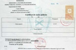 Avarie la sistemul de eliberare a cazierelor judiciare