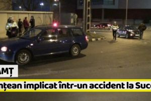 Neamţ: Tânăr din Neamţ, implicat într-un accident rutier la Suceava