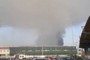 Incendiu la Uzina Mecanică din Cugir. S-a cerut ajutor şi de la Sibiu