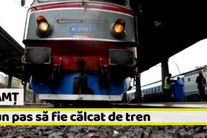 Neamţ: Accident feroviar. Un bărbat, în stare gravă la spital