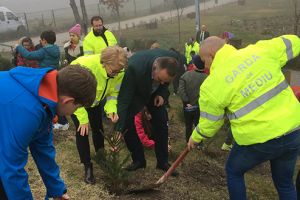 Deva: 100 de arbori plantaţi în parcul Bejan şi în spaţiile verzi